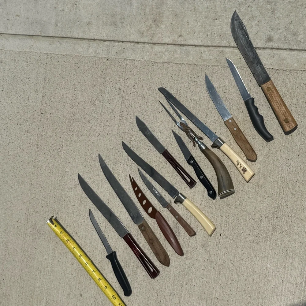 Random set of knifes set of 13 - as is condition